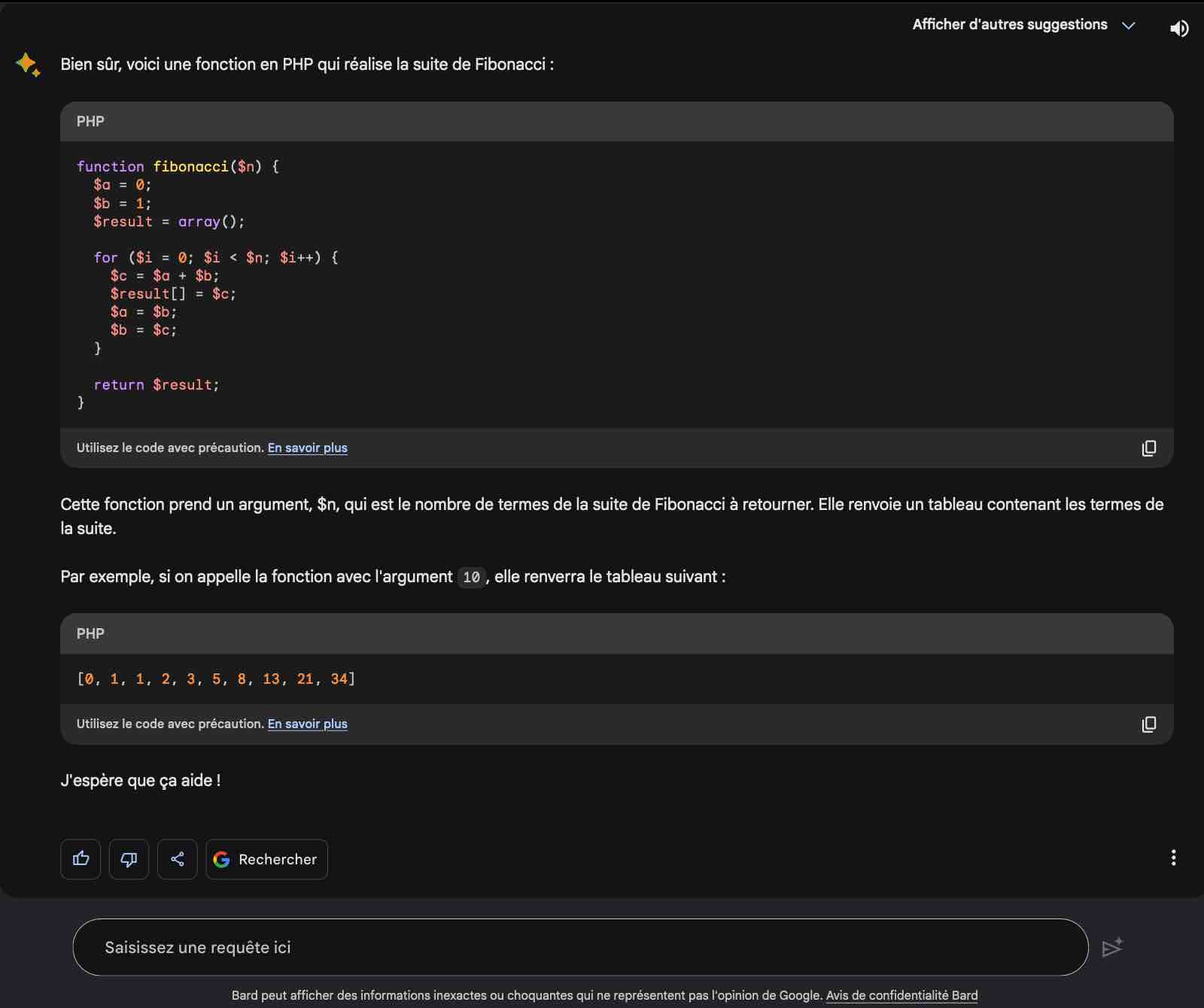 Code Bard Google Bard : le conçurent de ChatGPT est disponible en France