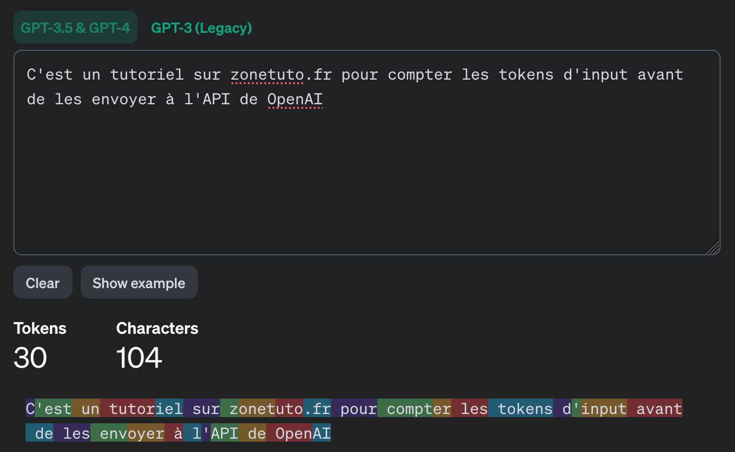 Tokenizer Api Compter le nombre de tokens avant une requête à l'API d'OpenAI