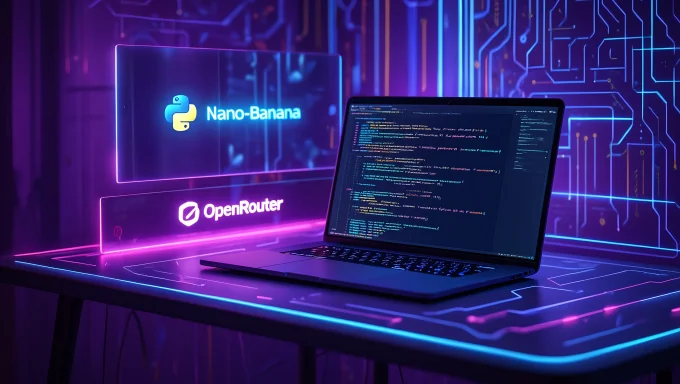 Génération gratuite d’images IA avec Nano-Banana de Google via OpenRouter.